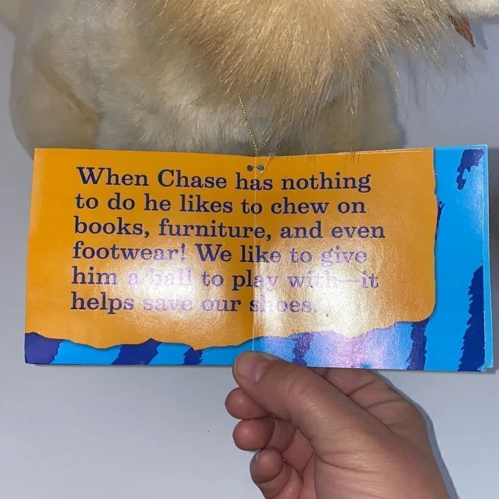 Vtg Chase The Ball Playing Dog 2000 Stuffed Animal Planet Plush Golden Retriever